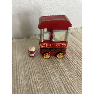Ceramic Tinker Box Popcorn Stand Excellent Condition - Adorable!